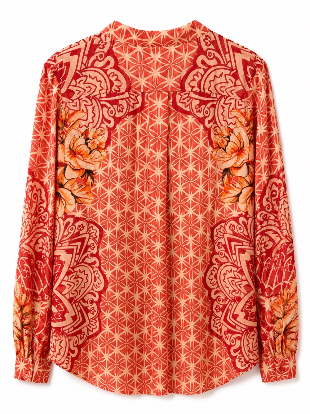 WHBM Matching Set – Mandala Print Blouse + Coral Rib Tank
Size Large (NWT) - Picture 4 of 7